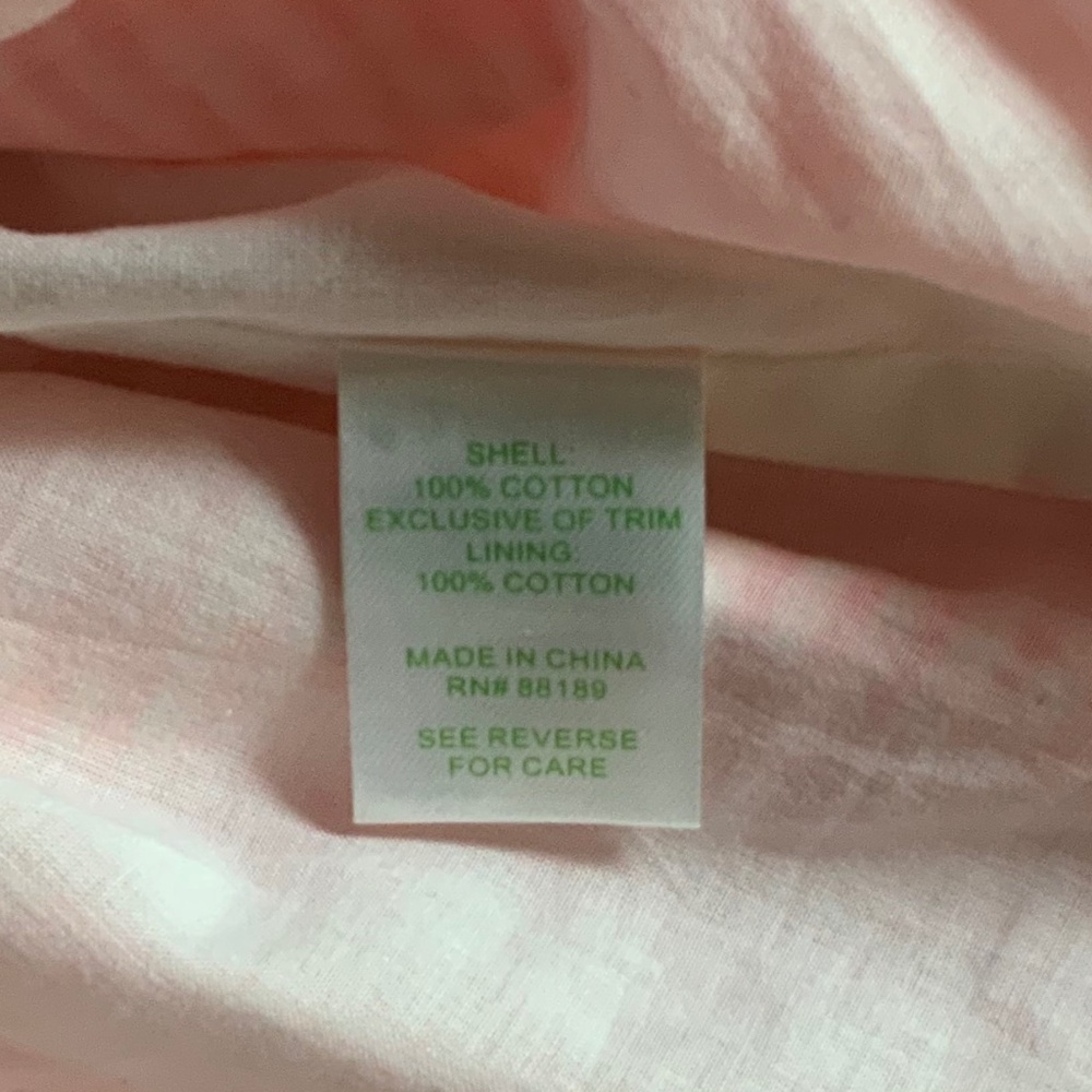 Lily Pulitzer Lowe Fiesta Pink Strapless Gingham Cotton Dress Size 4 - Picture 7 of 9